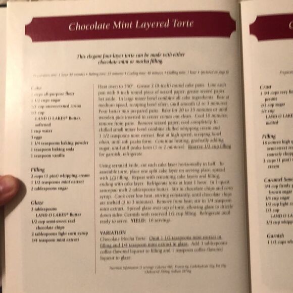 Vintage Treasure LandOLakes Desserts Cookbook - Picture 6 of 15